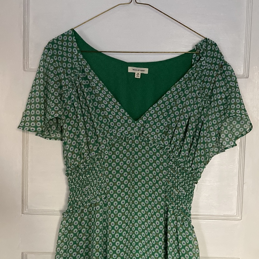 Green MaxStudio Midi dress - Picture 3 of 5